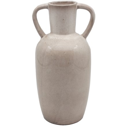 Latte Reactive Glaze Vase
