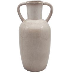 Introducing our stunning Latte Reactive Glaze Vase, perfect for adding a touch of elegance to any room.