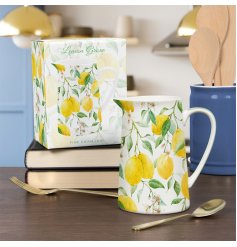 Introducing the Lemon Grove Jug Medium, a charming addition to any kitchen or dining room.  