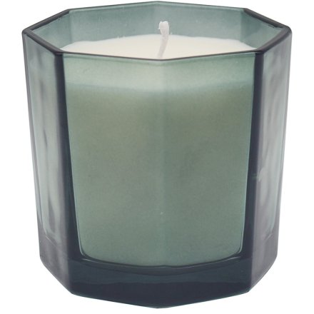 Glass Wax Candle in Grey, 130g