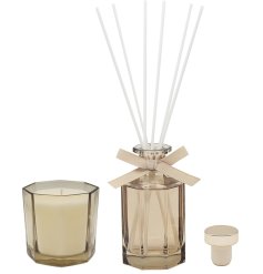 Candle & Diffuser Set in Cocoa 