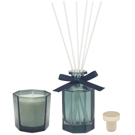 Candle & Diffuser Set in Grey