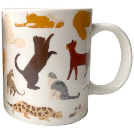 Feline Fine Cats Porcelain Mug