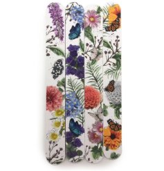 Style your nails on the go with this cute butterfly meadows nail file. 