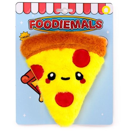 Cuddle up with the Pizza Foodiemals Heat Pack, scented with soothing Lavender to keep you warm and cozy.