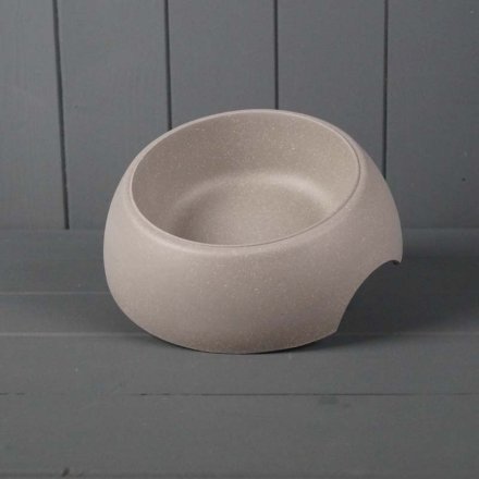 Earthy Pet Bowl Made with Straw, 18cm