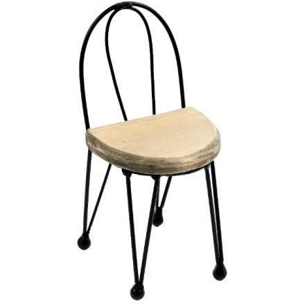 Small Chair Planter Stand, 26cm