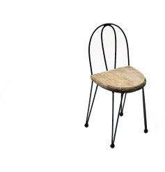 Elevate your home decor with this beautiful chair planter stand for use in both indoor and outdoor settings. 
