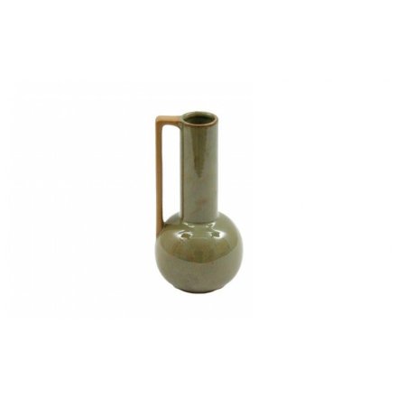 Small Bloomsbury Vase with Handle, 20cm