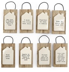 8/a Hanging House Plaques