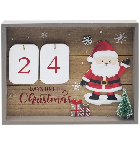 A traditional Christmas countdown calendar. 
