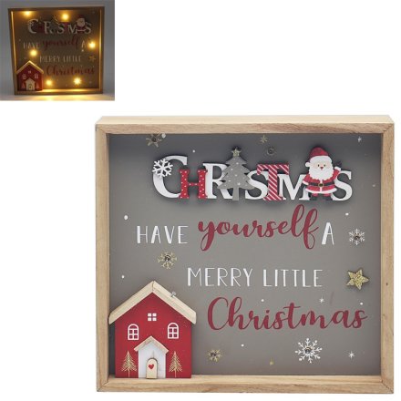 christmas  Standing Plaque with LED 