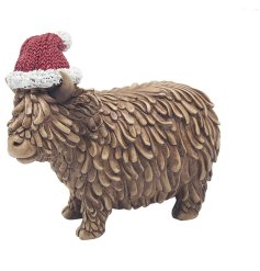 Stunning highland cow ornament perfect for adding character and style to a room