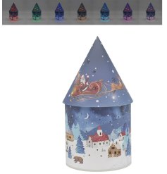 Transform your home with our enchanting light-up Christmas Eve Santa House - perfect for the holiday season!
