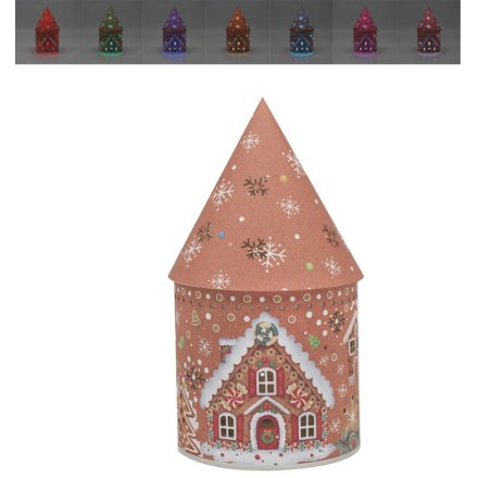 Light Up Gingerbread House Deco