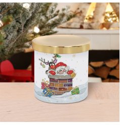 Spread holiday cheer with our newest Xmas Bug Art Santa Candle! ✨