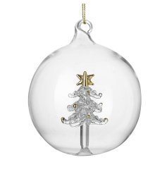 Refresh your holiday decor with this beautiful glass ornament for your tree.