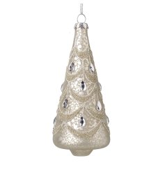 Deck the halls and elevate your holiday decor with our elegant Glass Hanging Deco