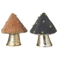 Add some woodland fun to your home deco with these cute mushrooms