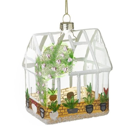 Glass Greenhouse Bauble