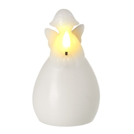 Light Up Angel Candle LED Decoration, 11.5cm