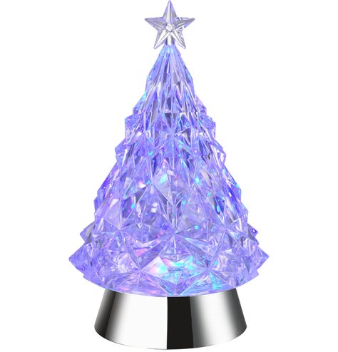 Led Liquid Diamond Christmas Tree 20cm