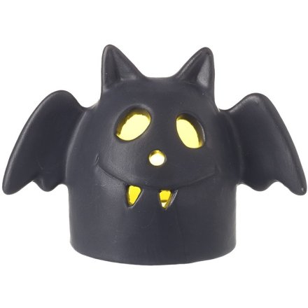 LED Black Halloween Bat Deco, 12.9cm