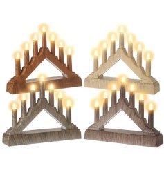 Upate your christmas table displays with this cute candlelabra