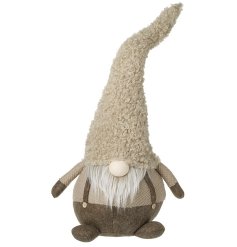 Large Sitting Gonk with Fluffy Hat, 76cm