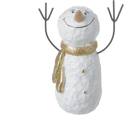 Snowman With Arms Up