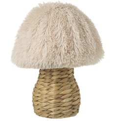 Add character and charm to the home with this unique mushroom decoration. 