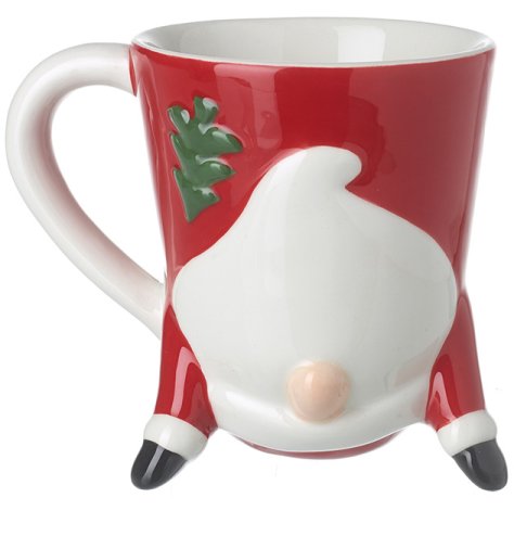 Add some fun to your tableware with this Santa novelty mug