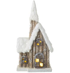Display this charming house on your mantle, table, or any favored space. Its perfect size adds a touch of elegance any