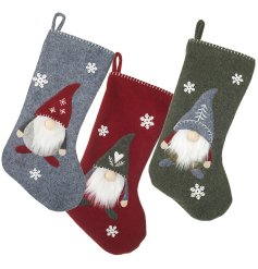 Deck the halls with this enchanting holiday stocking, perfect for holding all your little one's gifts. 