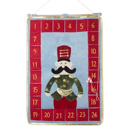 Soldier Hanging Fabric Advent, 74cm