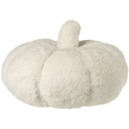 Fluffy Cream Pumpkin, 30cm