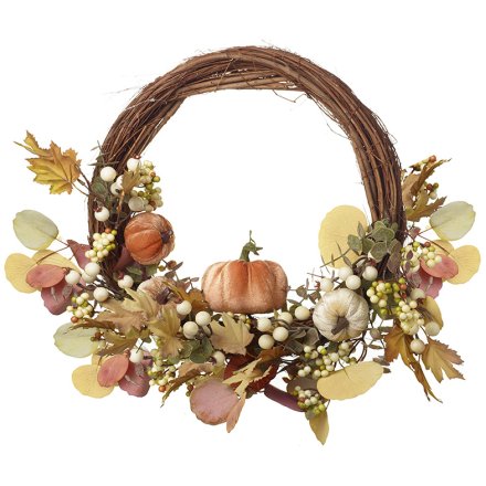 Rustic Autumn Wreath, 55cm