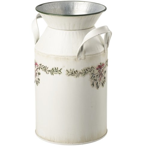 Add charm to any surface with this shabby chic vase. Perfect for displaying artificial flowers.