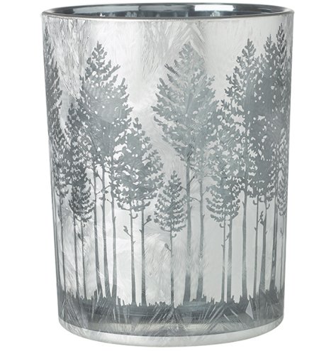 Elevate the cozy feel of your home with a forest-inspired candle holder 