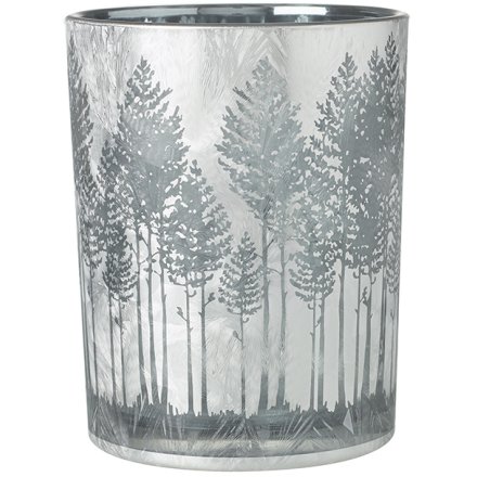 12.5cm Forest-Themed Candle Holder