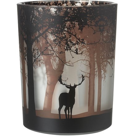 12.5cm Deer Design Candle Holder
