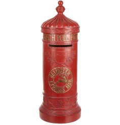 This show stopping Christmas post box would make a lovely display item in a shop window.