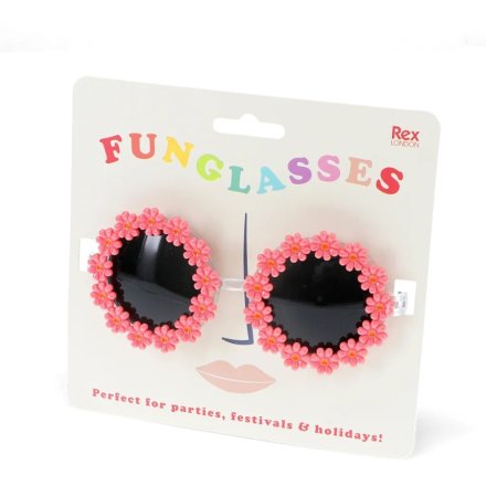Funglasses - a cool pair of shades detailed with daisy decals.