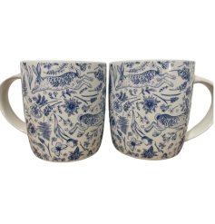 Featuring an elegant floral design this mug makes a lovely gift for any occasion.