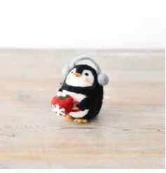 Keep warm this winter with these adorable fuzzy penguins!