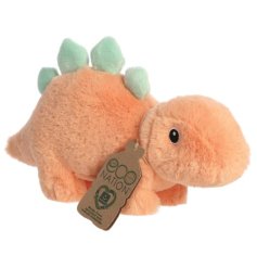 Hello dino lovers! this cute orange Steggy Stegosaurus makes a fabulous friend for a dinosaur fan, young or old.