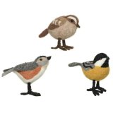 3/A Wool Bird Decoration, 7cm