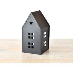 Standing Star Large Metal House, 20cm