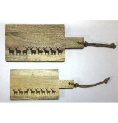 Christmas Deer Chopping Board, 35.5cm
