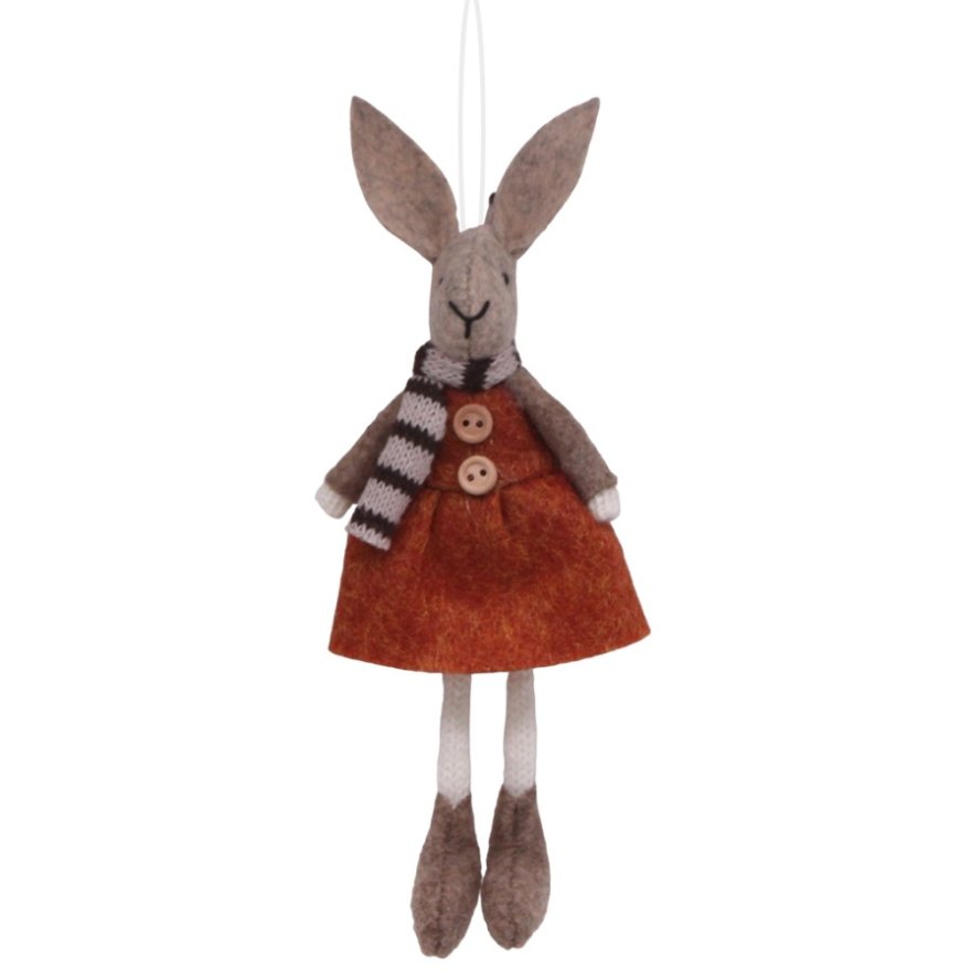PL0710228 - Hanging Rabbit in Dress Deco, 15cm | | Christmas / Hanging ...
